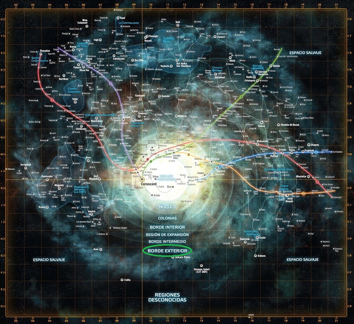 mapa de la galaxia mod